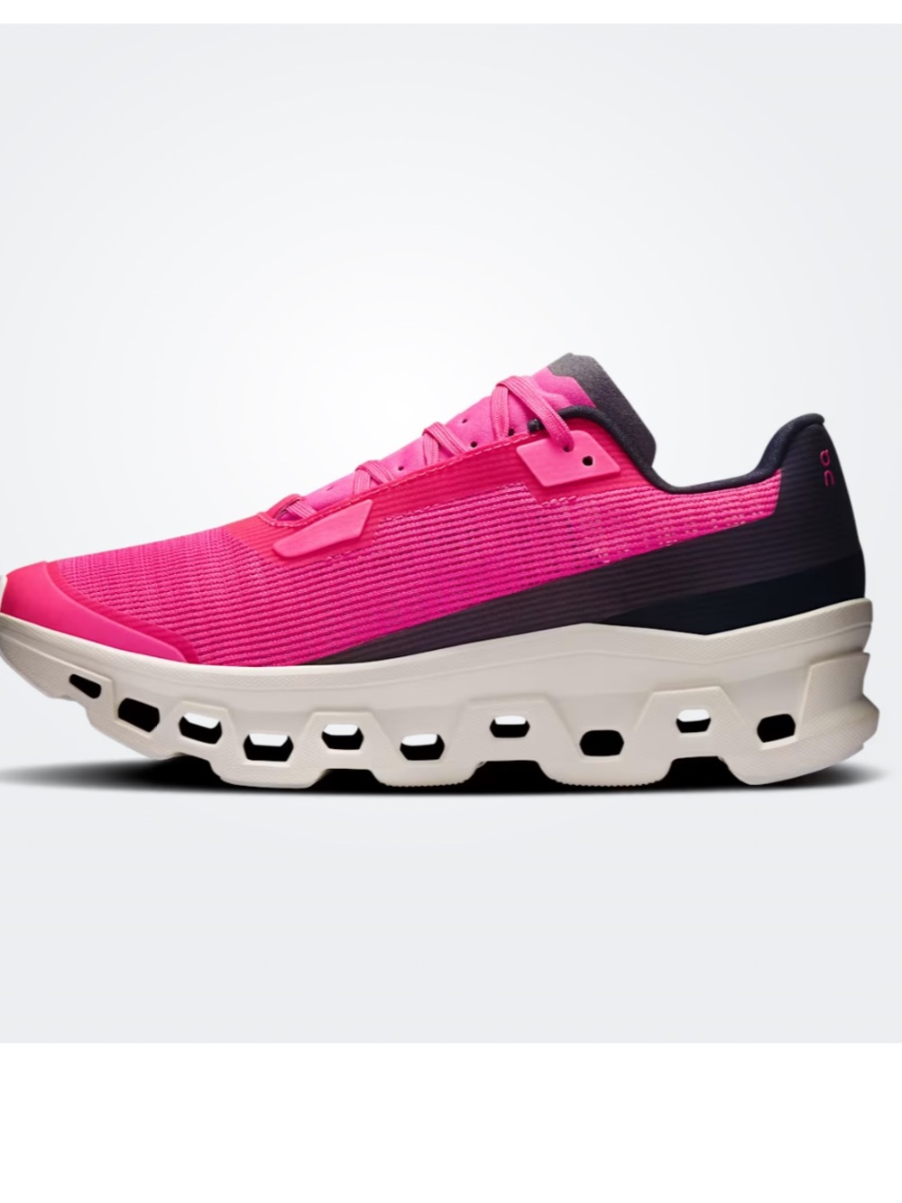 On Cloud-monster Void NWT Pink | Ivory limited edition cushioned iconic sneaker - Picture 3 of 13